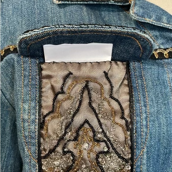 Berek by takako Sakon designer denim jacket , size large. - Picture 3 of 13